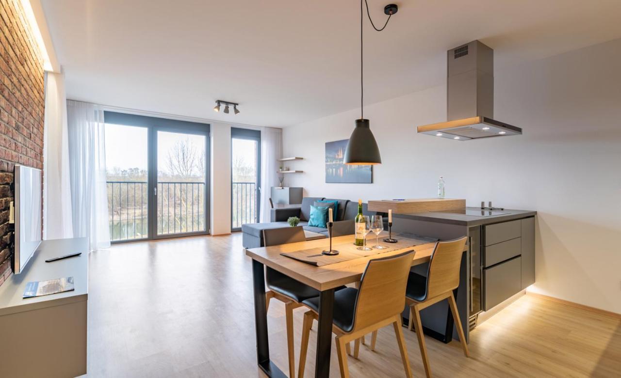 Marina Apartments Регенсбург Экстерьер фото